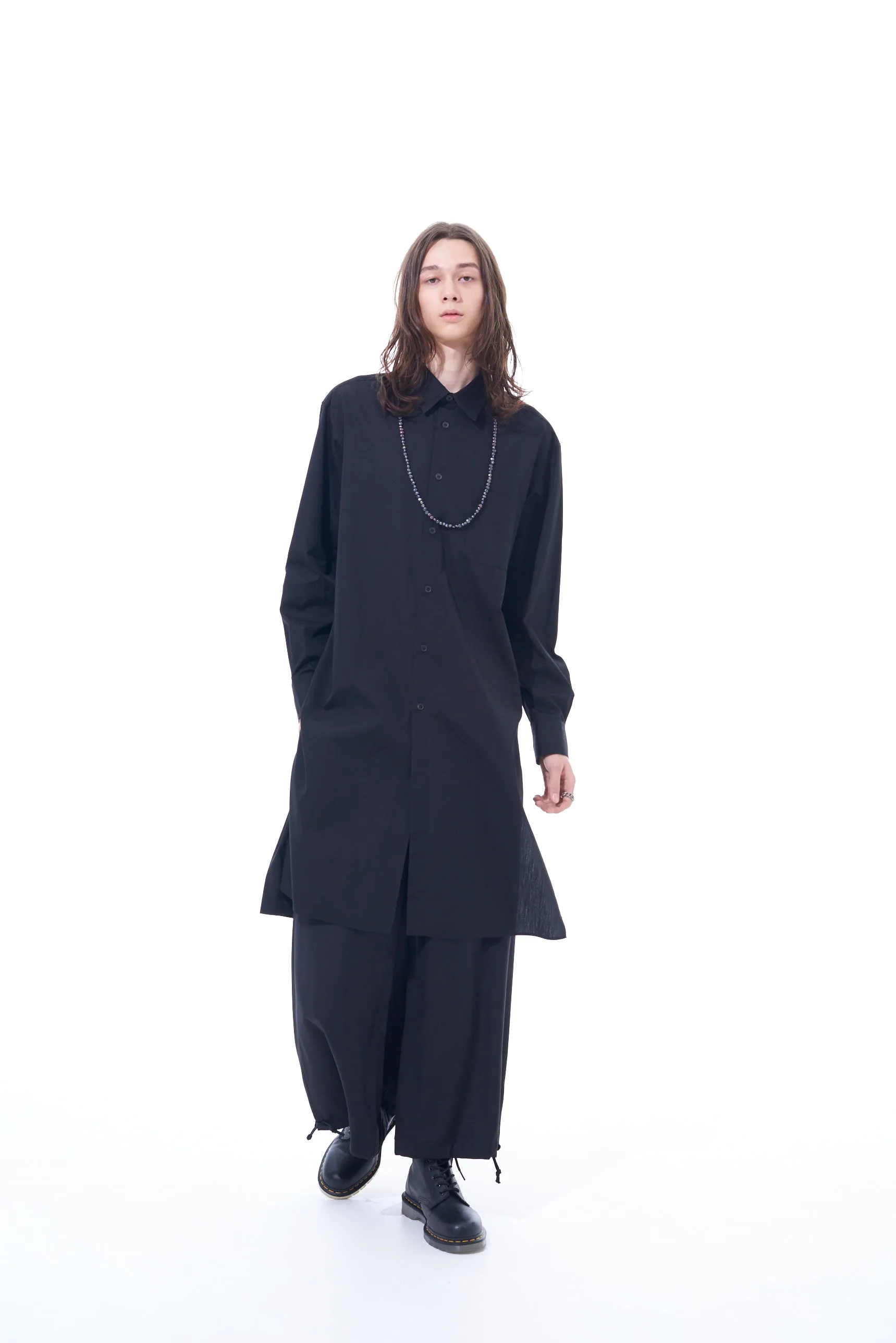 100/2 BROAD REGULAR COLLAR LOOSE FIT LONG SHIRT