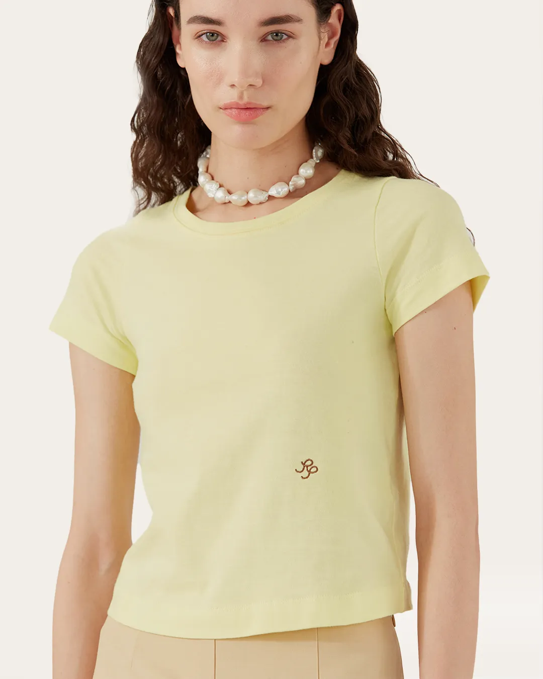 Adina T-Shirt Organic Cotton Jersey Yellow