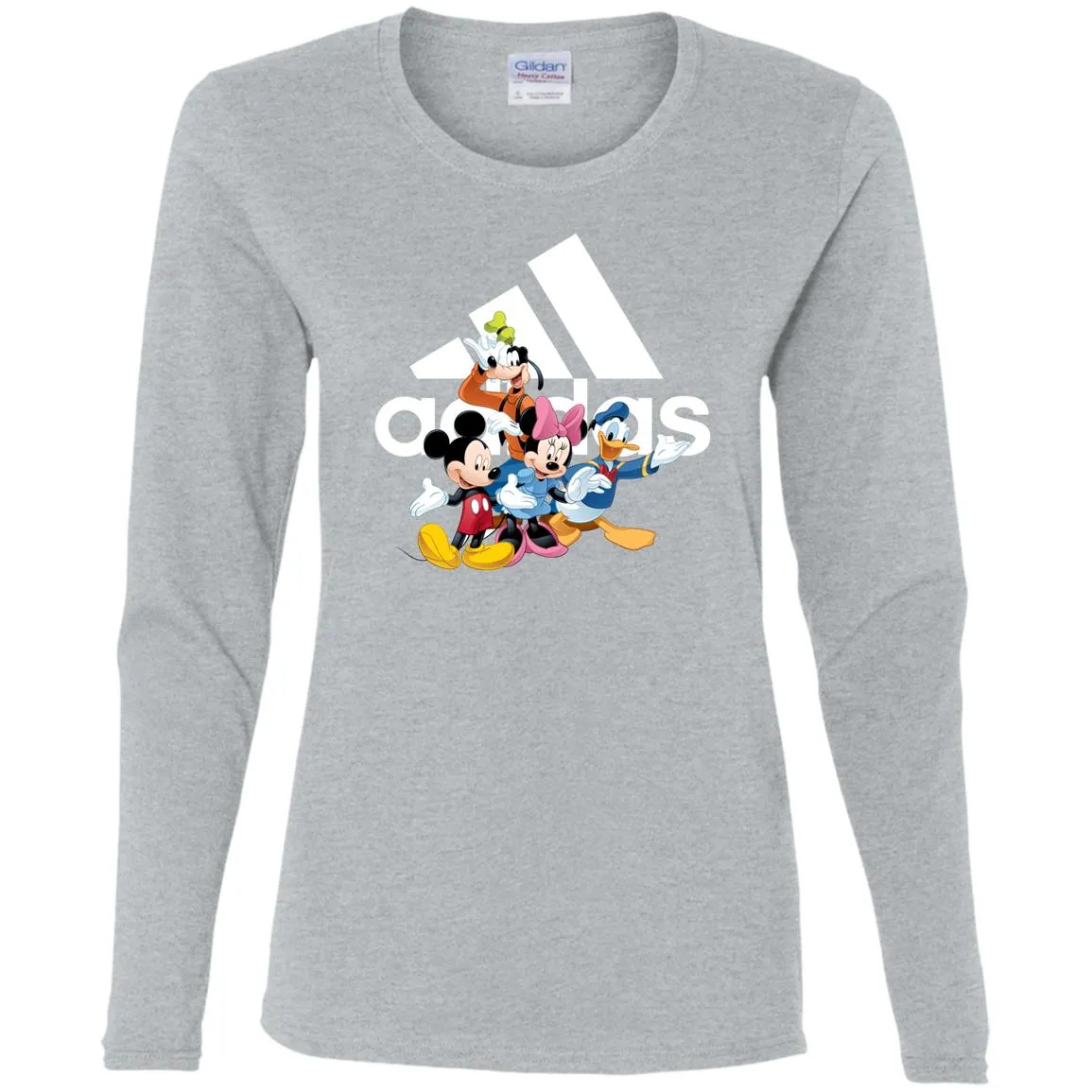 Aidas Mickey Mouse And Friends Disney T-shirt Women Long Sleeve Shirt