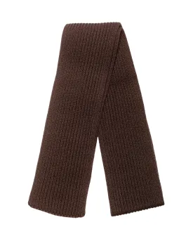 Andersen-Andersen Short Scarf Natural Brown