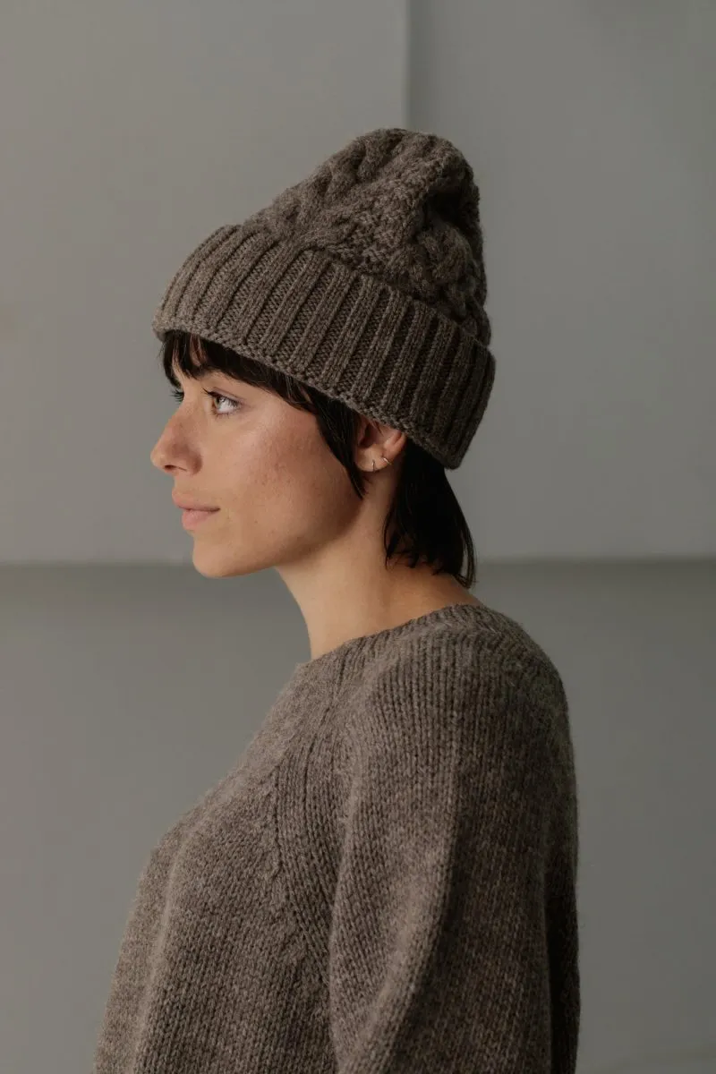 Bare Knitwear Porteau Cable Beanie (Multiple Colours)