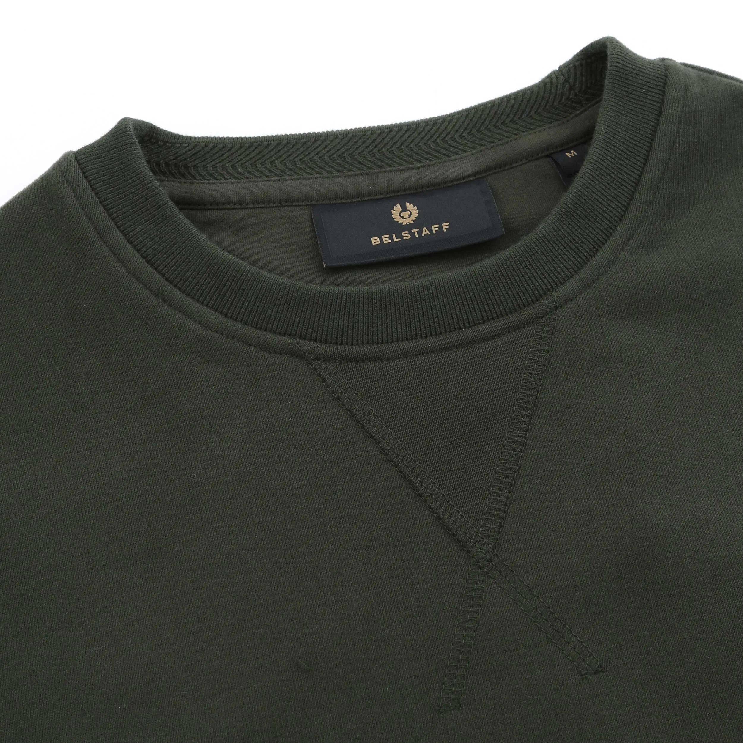 Belstaff Classic Sweat Top in Tile Green