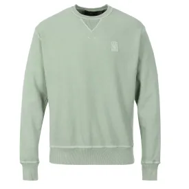 Belstaff Mineral Outliner Sweat Top in Echo Green