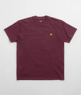 Carhartt American Script T-Shirt - Malbec