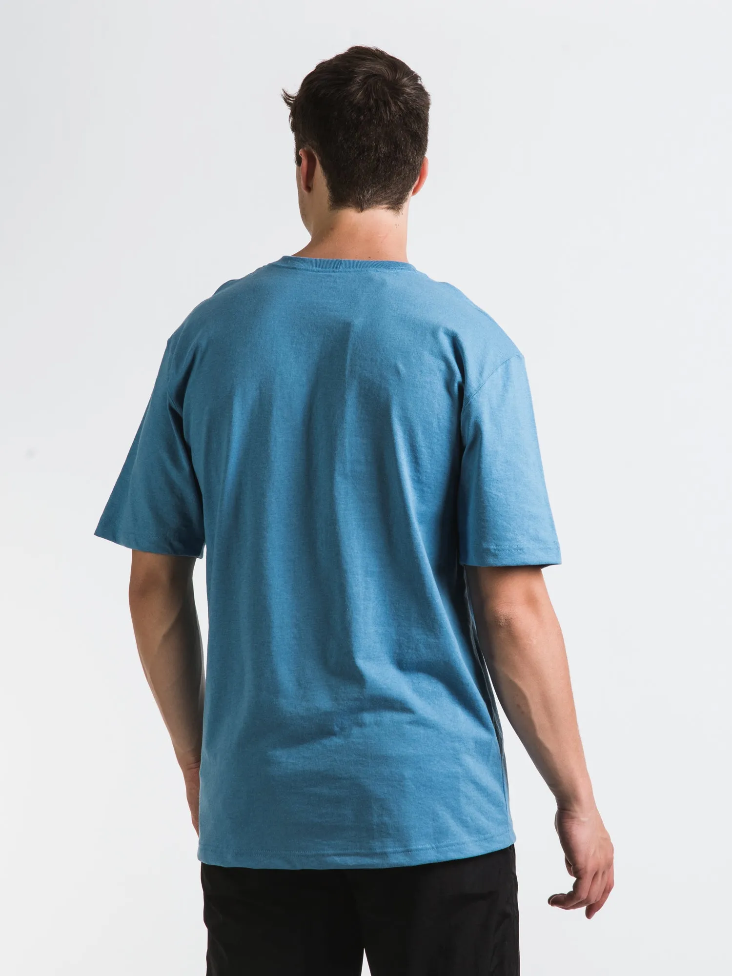 CARHARTT WORKWEAR POCKET T-SHIRT BLUE LAGOON HEATHER - CLEARANCE