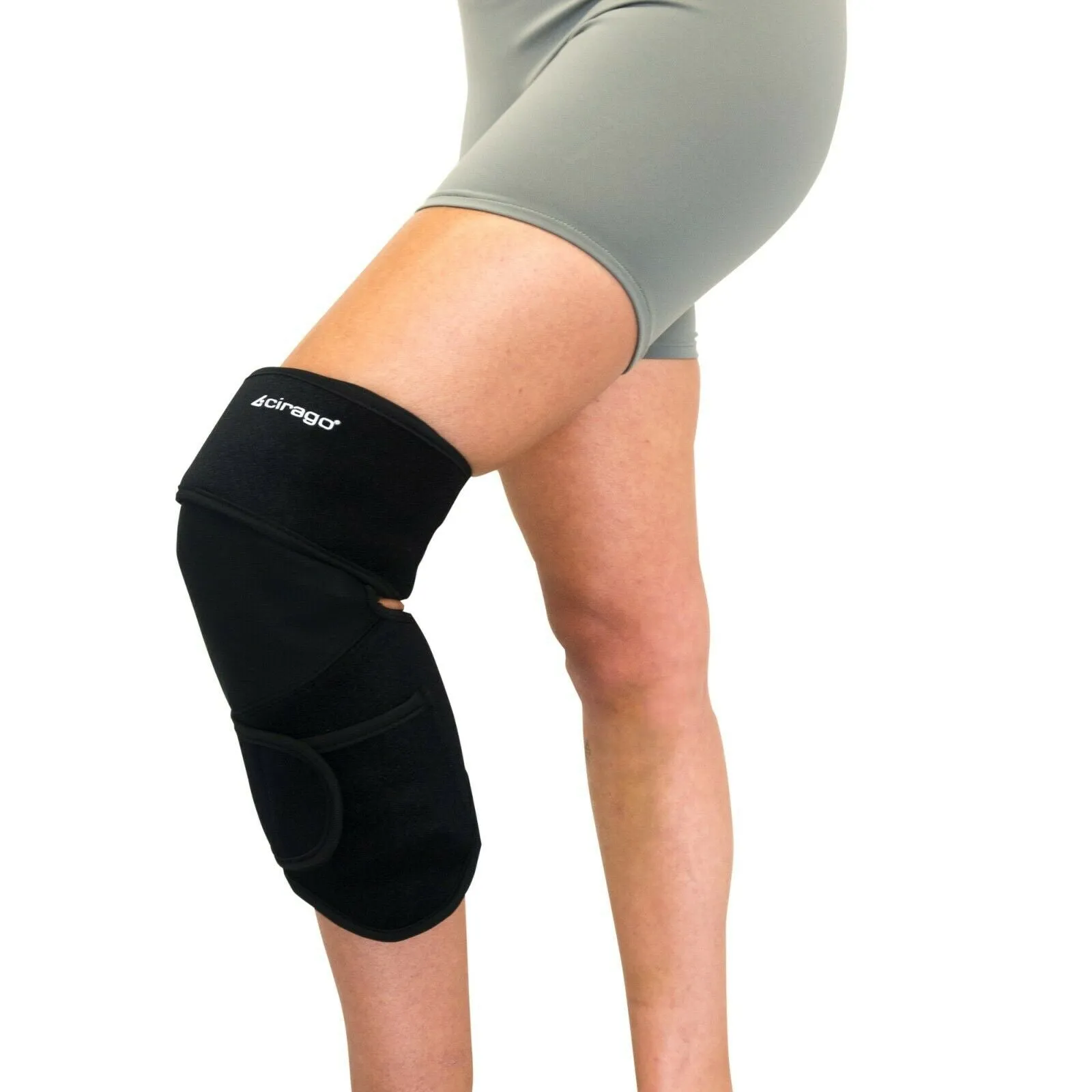 Cirago Graphene Far Infrared Heating Knee Wrap Pad for Arthritis Pain Therapy