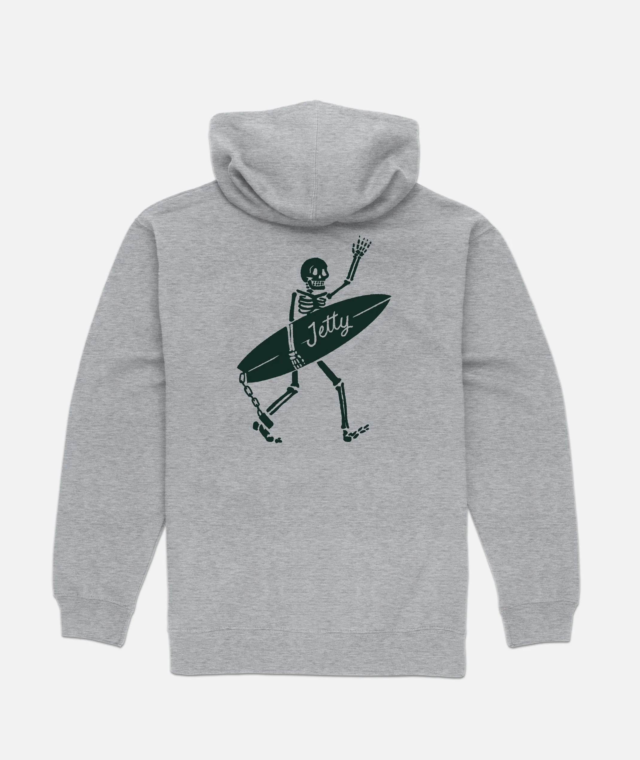 Coffin Hoodie - Heather Grey