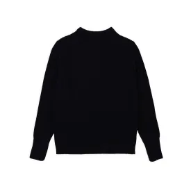 Cotton Crewneck Navy Blue