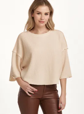 Dear John Amira Crew Neck Oversized Top