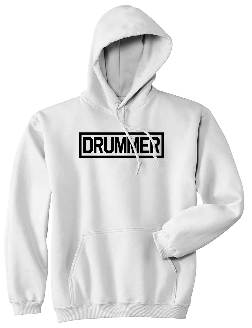 Drummer Drum Box Mens Pullover Hoodie