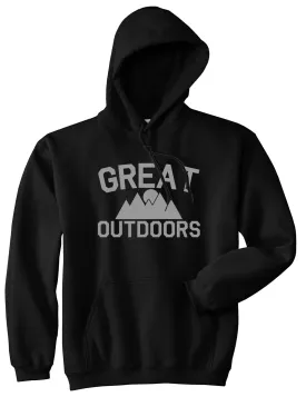 Great Outdoors Camping Mens Pullover Hoodie