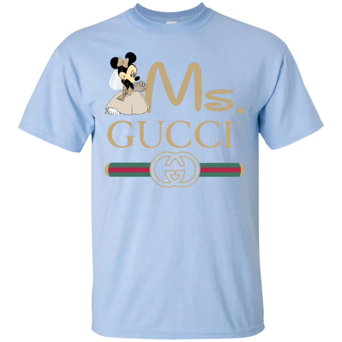 Gucci Couple Disney Ms Minnie Valentine's Day T-shirt Men Cotton T-Shirt