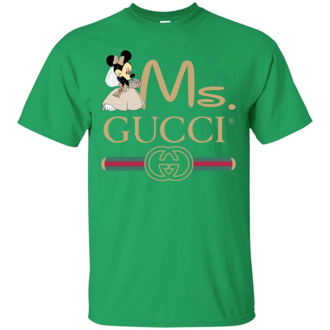 Gucci Couple Disney Ms Minnie Valentine's Day T-shirt Men Cotton T-Shirt