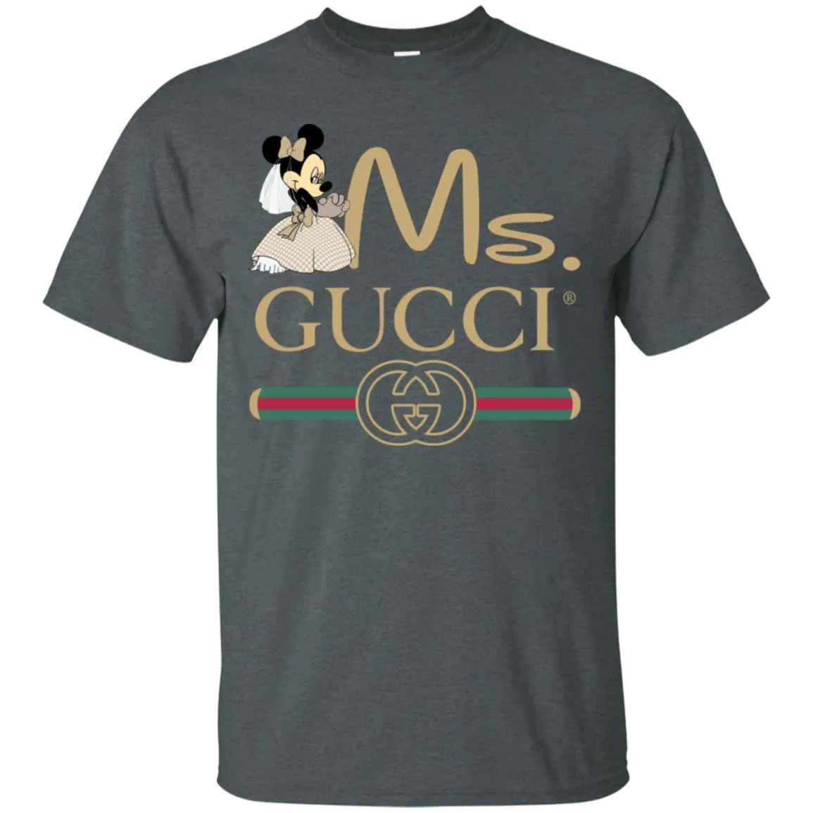 Gucci Couple Disney Ms Minnie Valentine's Day T-shirt Men Cotton T-Shirt