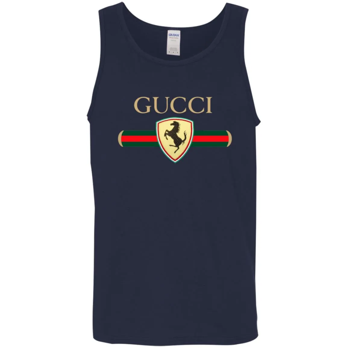 Gucci Ferrari T-shirt Men Cotton Tank