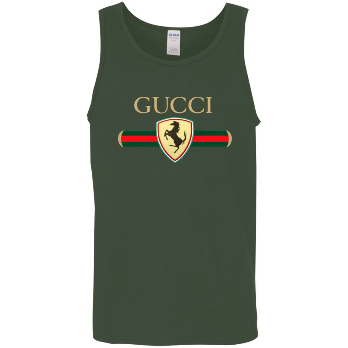 Gucci Ferrari T-shirt Men Cotton Tank