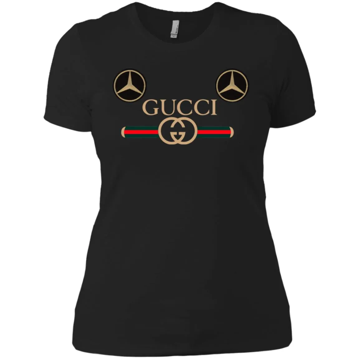 Gucci Mercedes Best T-shirt Women Cotton T-Shirt