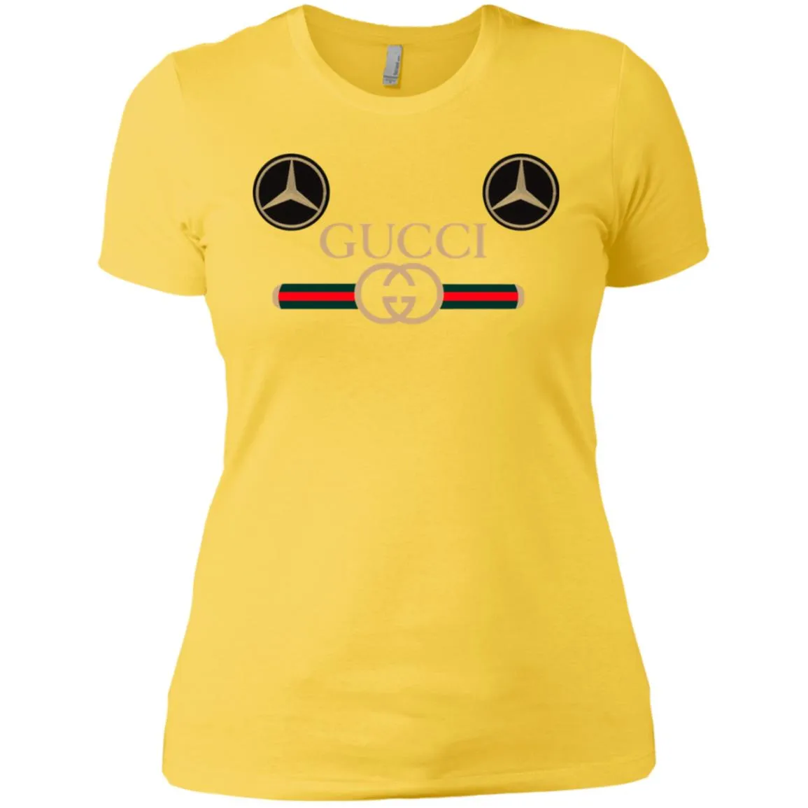 Gucci Mercedes Best T-shirt Women Cotton T-Shirt