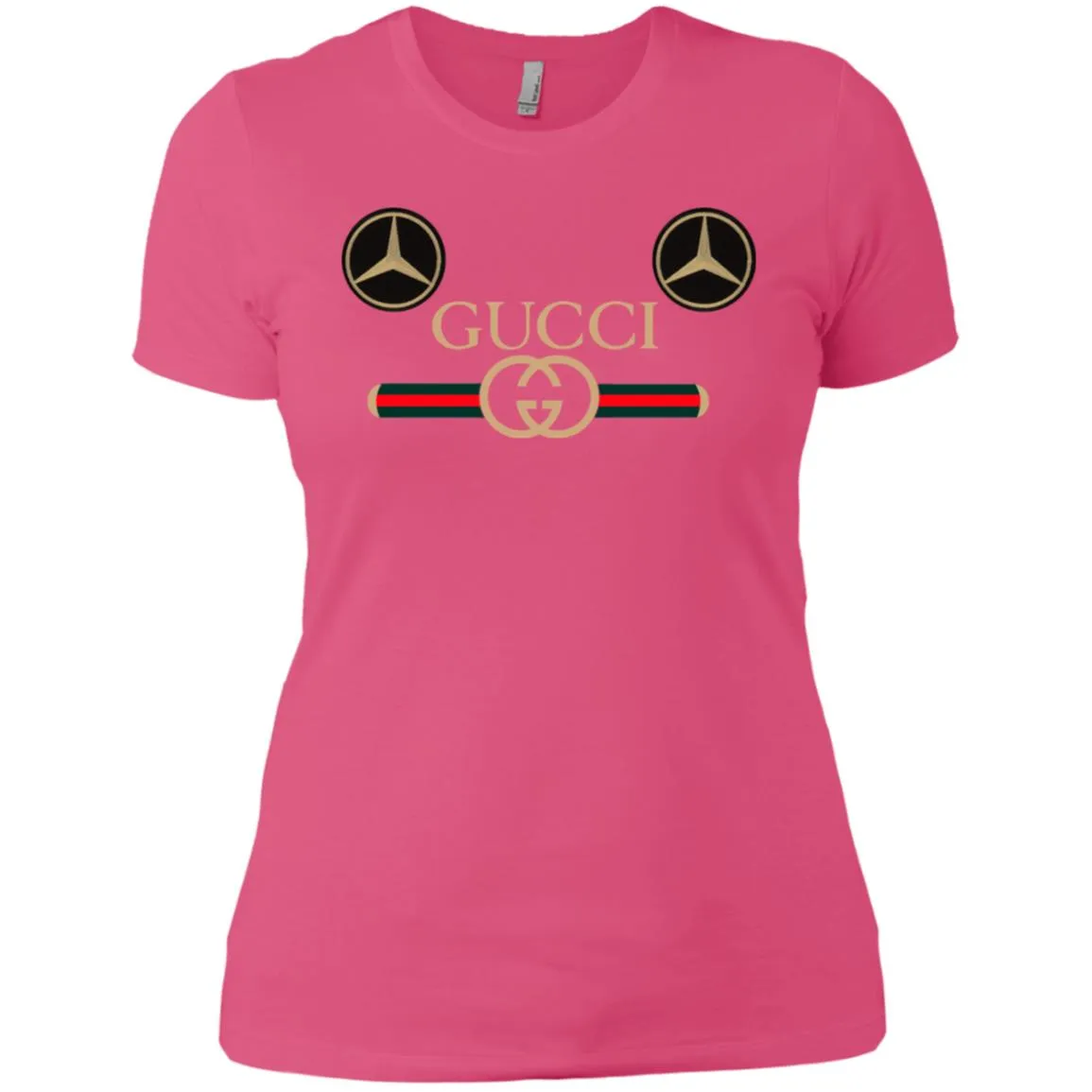 Gucci Mercedes Best T-shirt Women Cotton T-Shirt