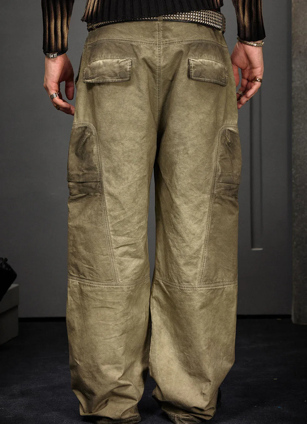 Heavy-duty loose casual pants