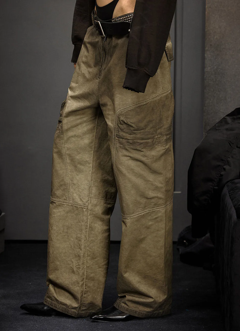 Heavy-duty loose casual pants