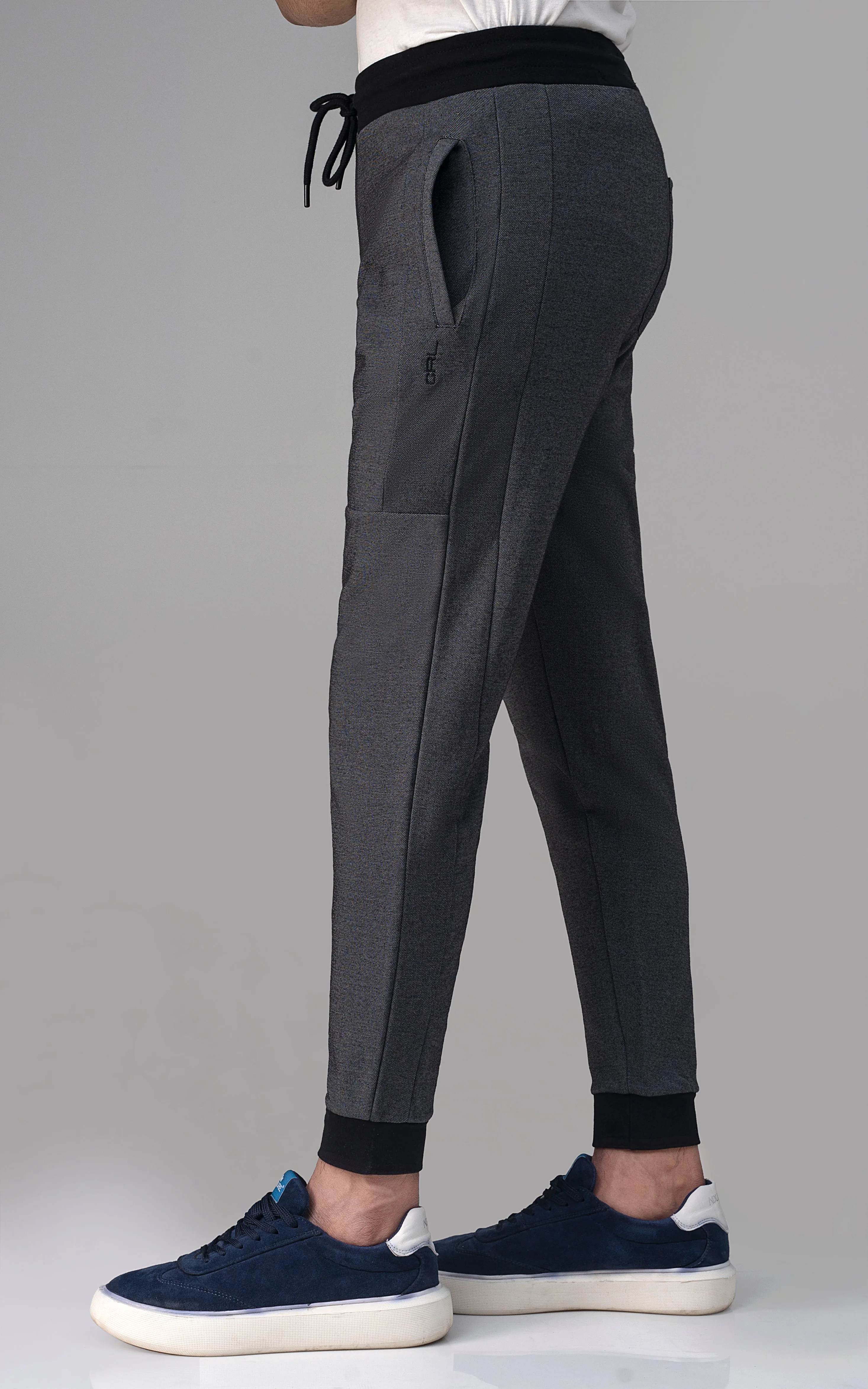 INTERLOCK JOGGER TROUSER CHARCOAL