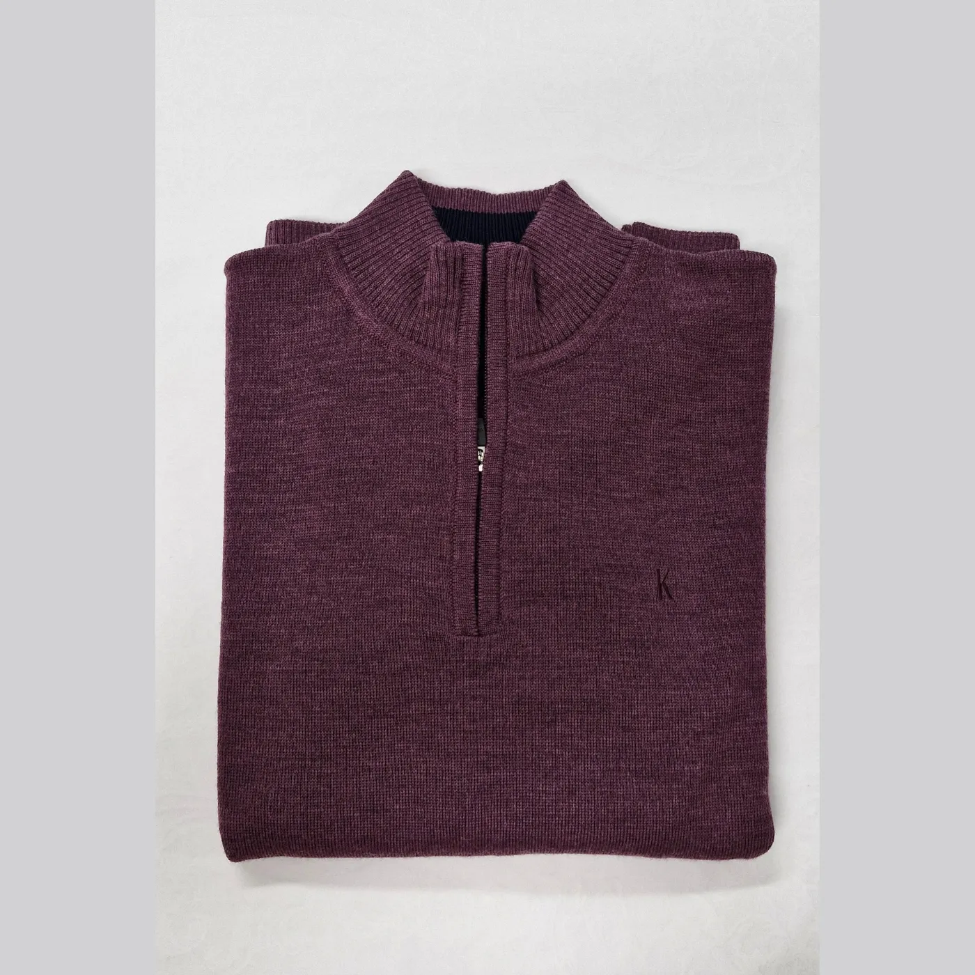 Kessler 1/4 Zip Wool Mix Knitwear