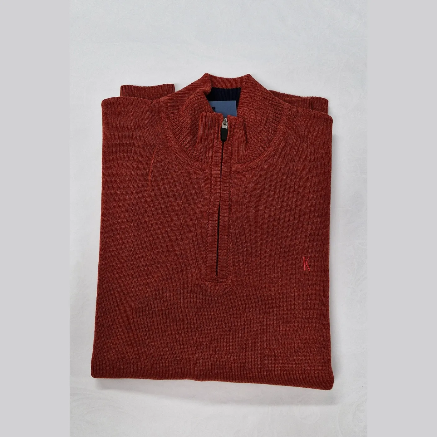 Kessler 1/4 Zip Wool Mix Knitwear