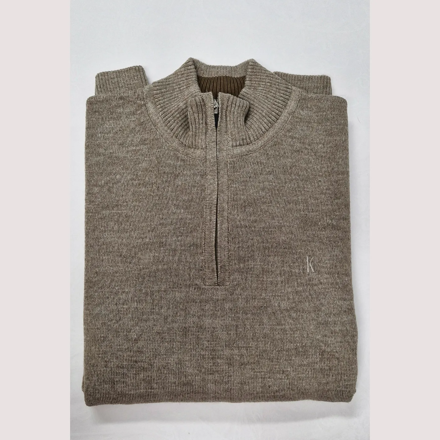 Kessler 1/4 Zip Wool Mix Knitwear