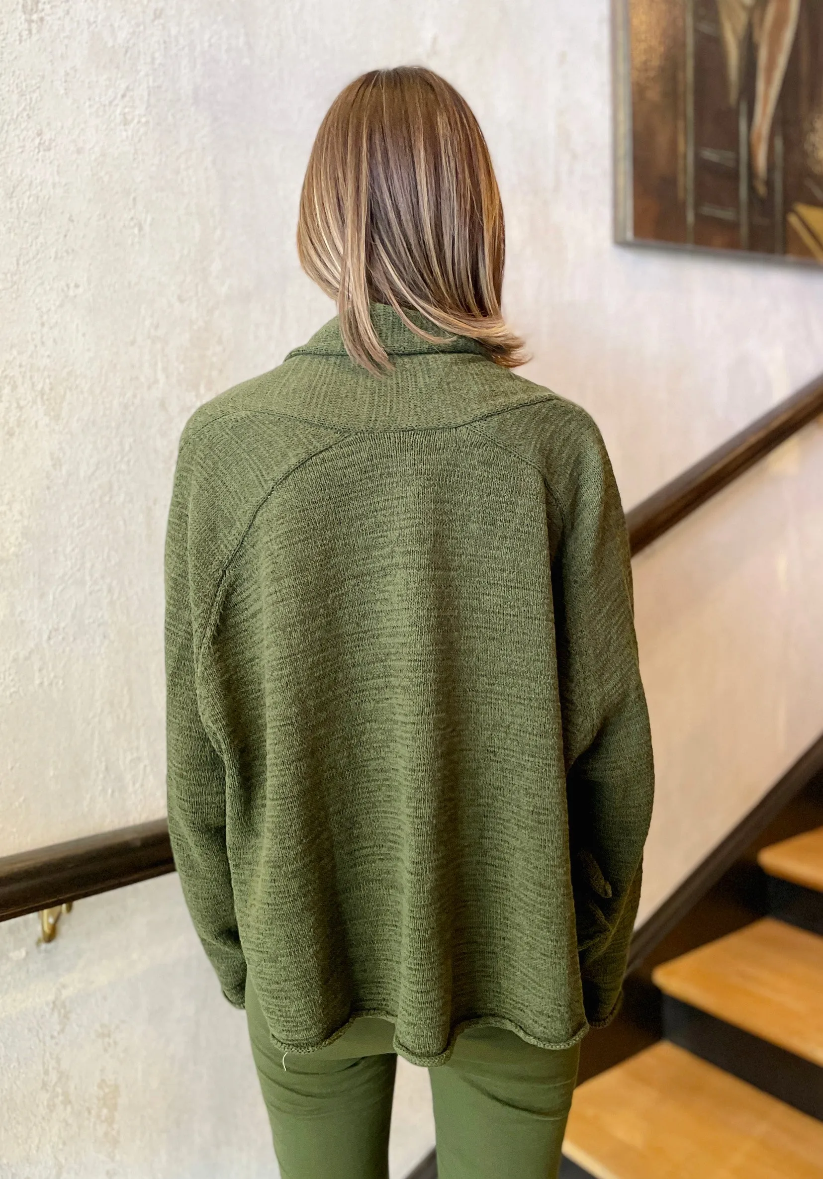 Knit Cardigan - Haricot