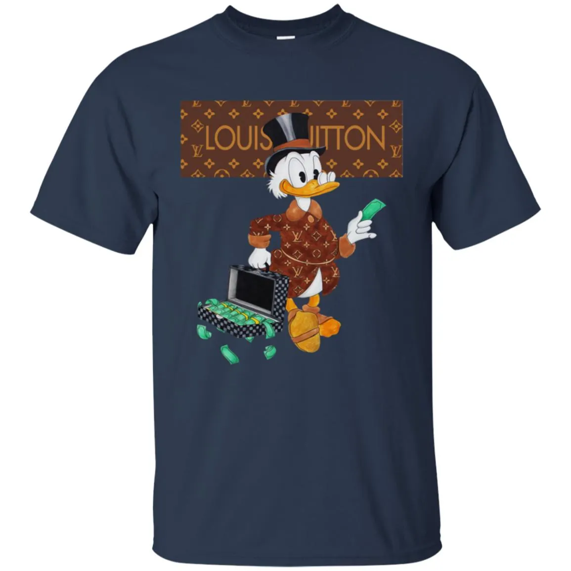 Louis Vuitton Donald Duck T-shirt Men Cotton T-Shirt