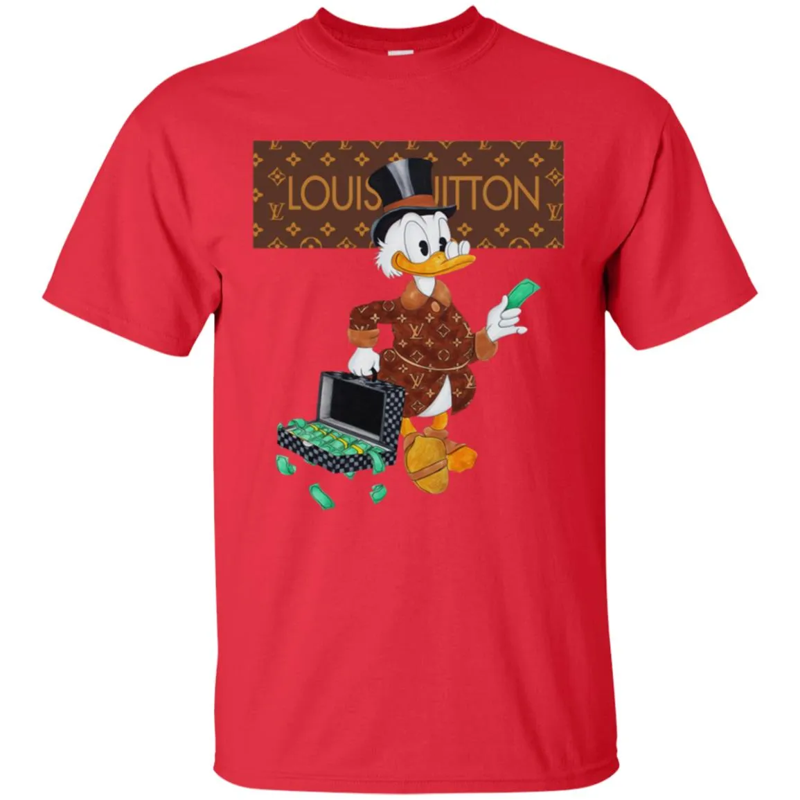 Louis Vuitton Donald Duck T-shirt Men Cotton T-Shirt