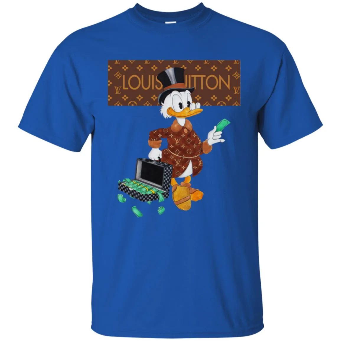 Louis Vuitton Donald Duck T-shirt Men Cotton T-Shirt