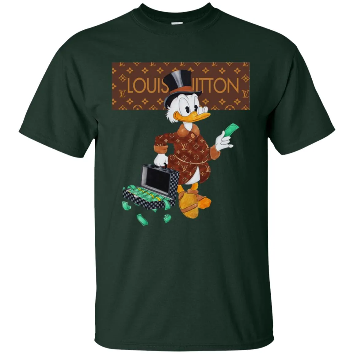 Louis Vuitton Donald Duck T-shirt Men Cotton T-Shirt