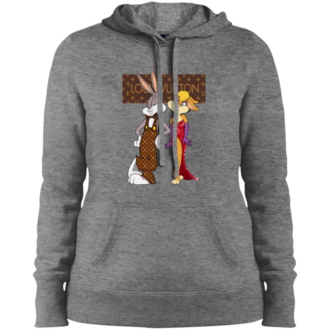 Louis Vuitton Rabbit Love Family T-shirt Women Hooded Sweatshirt