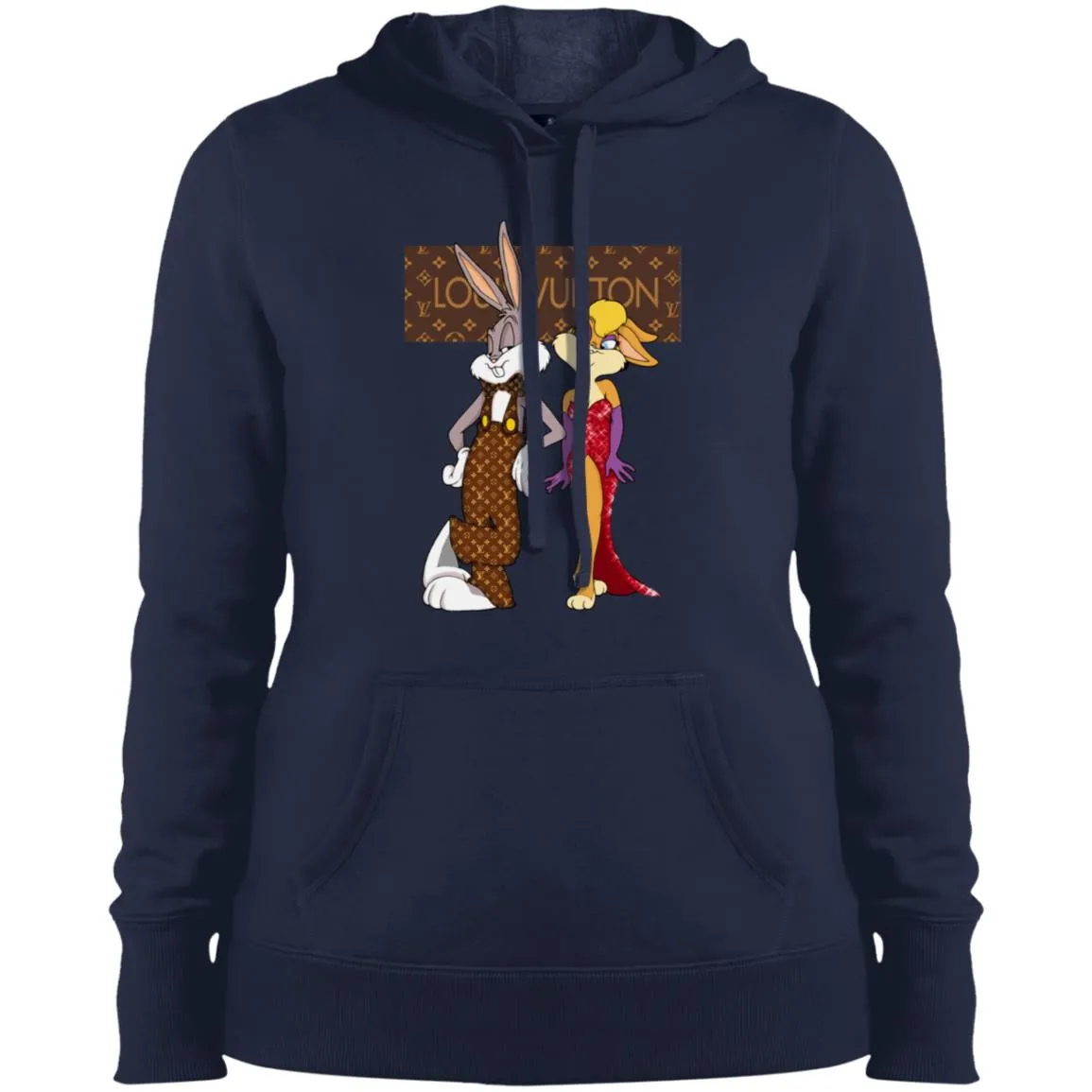 Louis Vuitton Rabbit Love Family T-shirt Women Hooded Sweatshirt