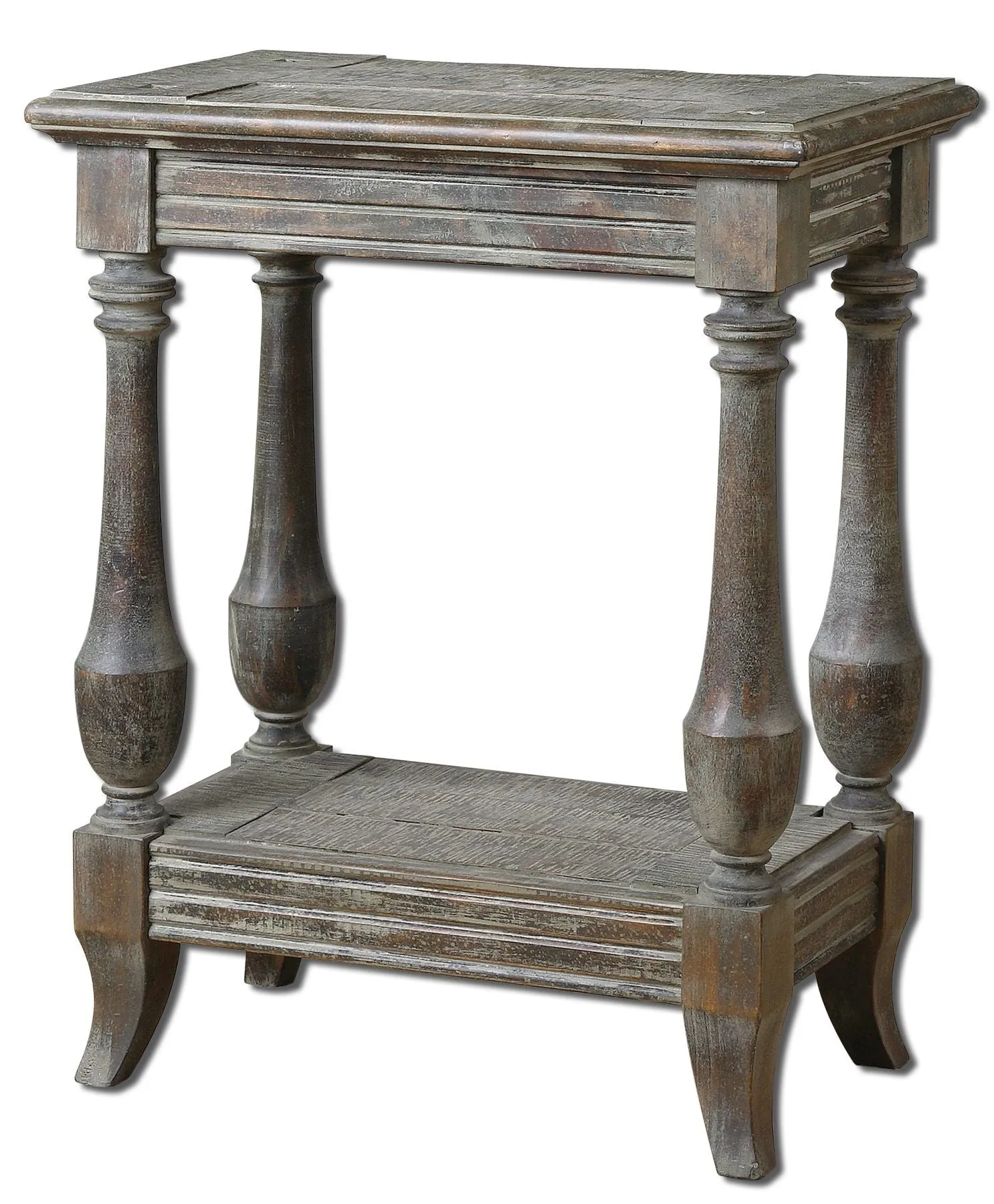 Mardonio Distressed Side Table