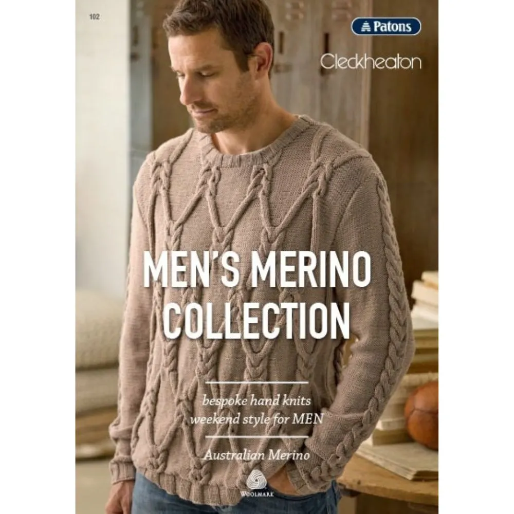 Mens Merino Collection Pattern Book (102)