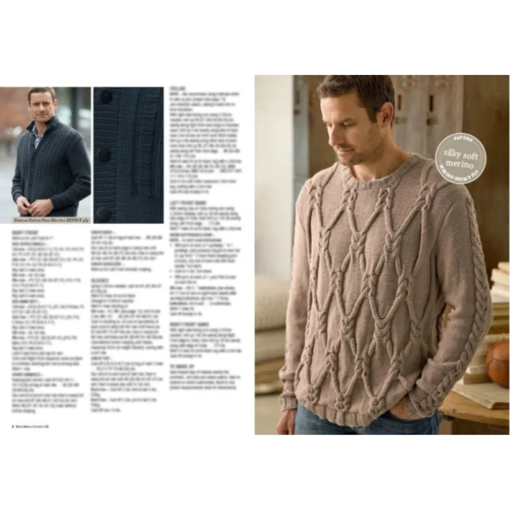 Mens Merino Collection Pattern Book (102)