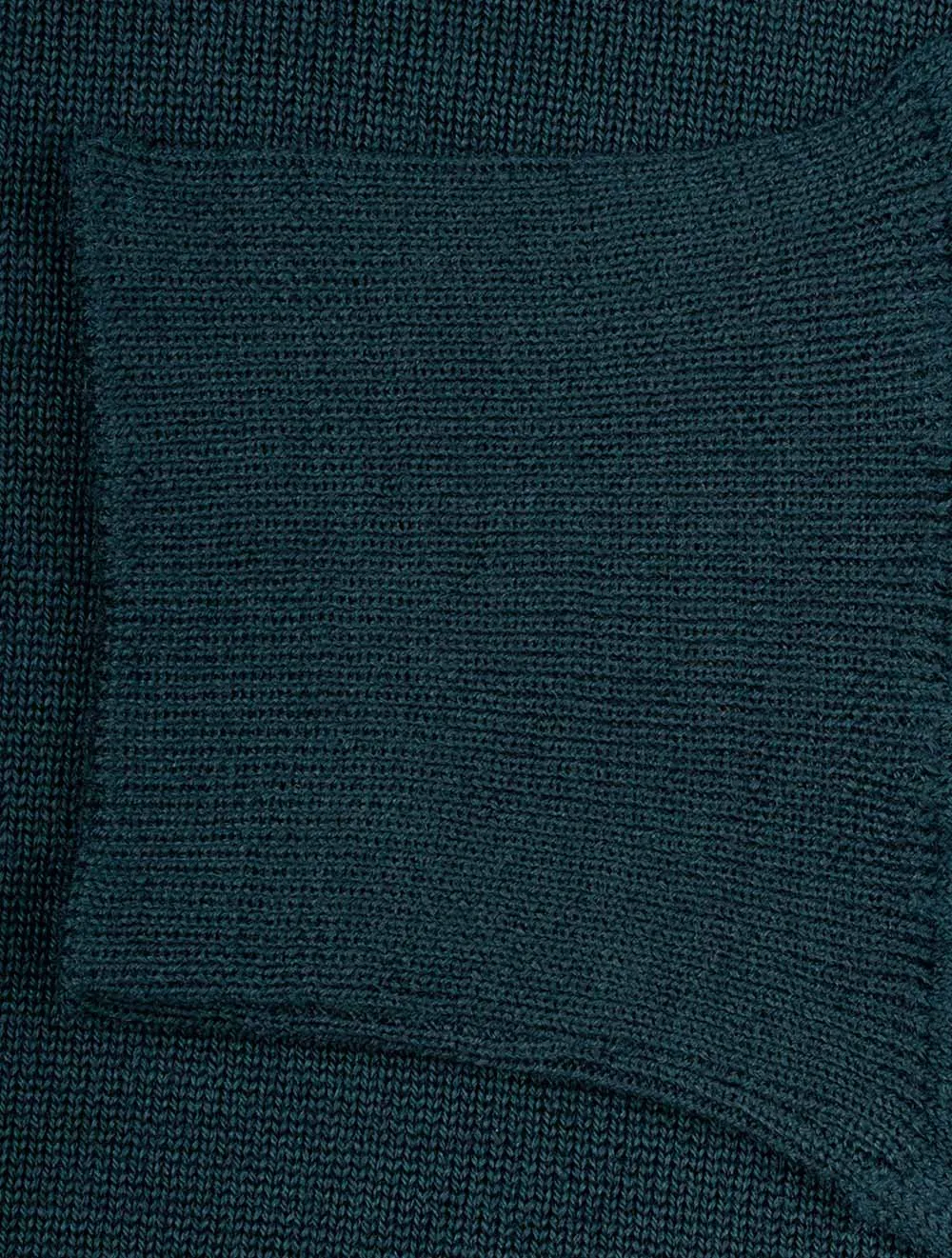 Merino Wool Mock Neck Green