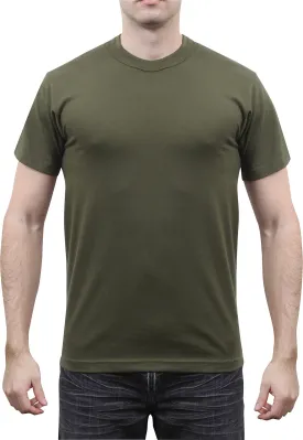 Olive Drab - Military GI Type Short Sleeve T-Shirt - Polyester Cotton