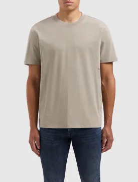 Organic Sideline Wordmark T-shirt | Taupe