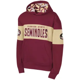 Outerstuff Kid's Florida State Seminoles Pullover Hood - Garnet/Gold