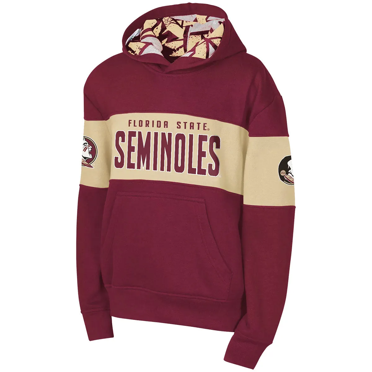 Outerstuff Kid's Florida State Seminoles Pullover Hood - Garnet/Gold