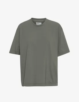 Oversized Organic T-Shirt - Dusty Olive