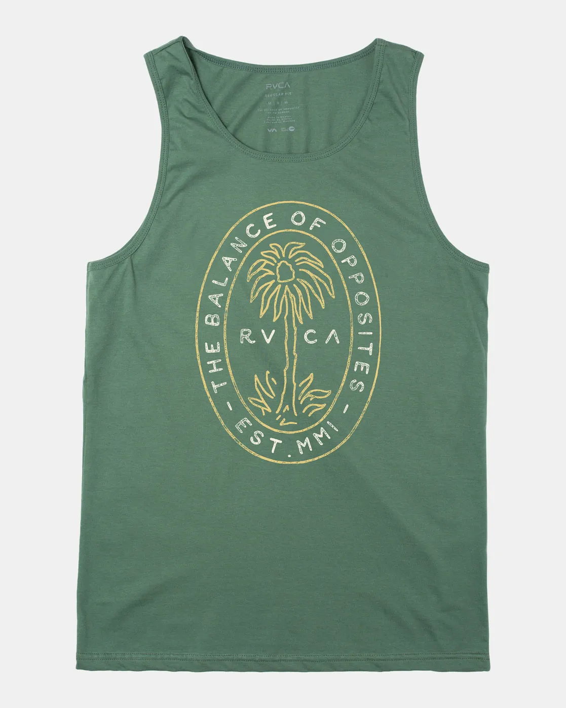 Palm Seal Tank Top - Spinach