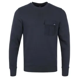 Paul Smith Reg Fit Crew Neck Sweat Top in Navy