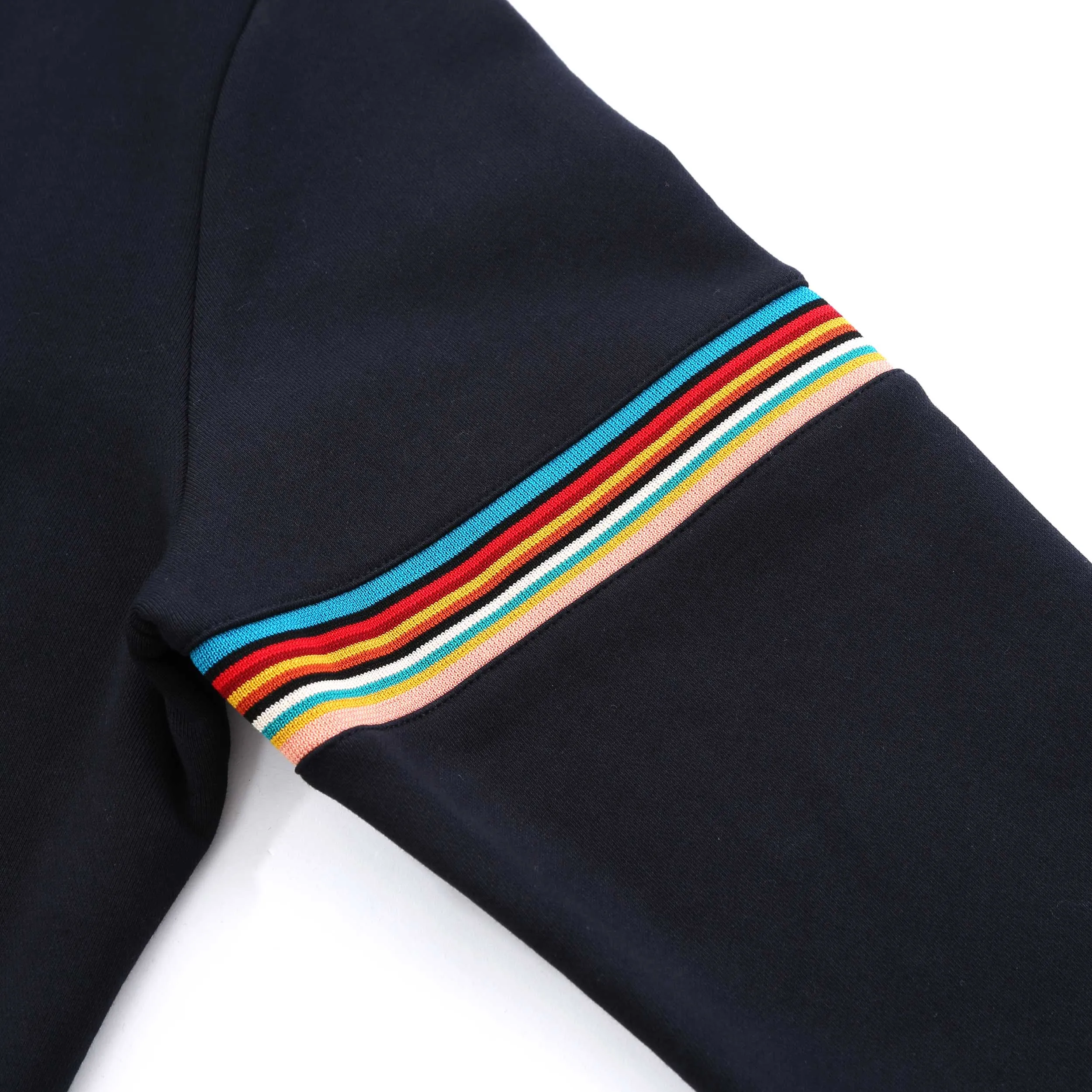 Paul Smith Stripe Detail Sweat Top in Navy