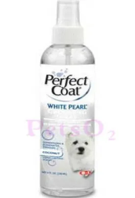 Perfect Coat White Pearl Grooming Spray For Dogs 8oz