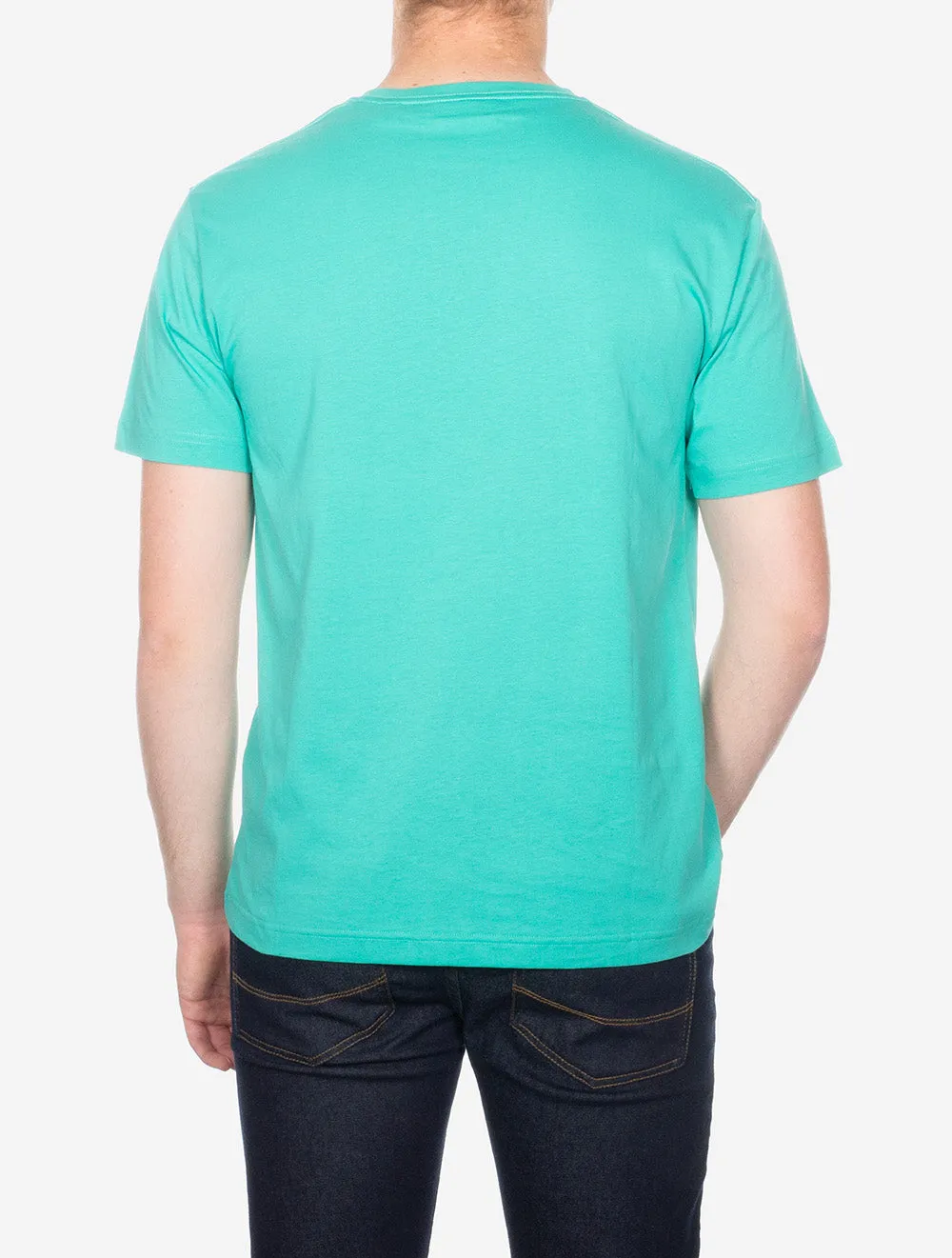 Regular Shield Short Sleeve T-Shirt Lagoon Blue